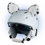 Crazy Uši ozdoba na helmu - Levhart sněžný