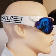 lyž.brýle SALICE běžecké 807RW white/RW blue