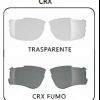 brýle SALICE 017ITACRX white/RWblue/clear+CRXsmoke