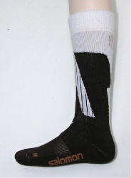 ponožky Salomon Dialogue brown/white - XL/10,5-12