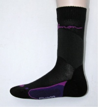 ponožky Salomon Siam black/purple - M/5,5-7