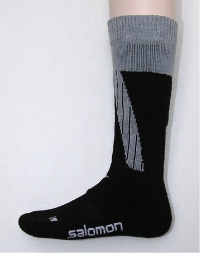 ponožky Salomon Dialogue black/silver - XL/10,5-12