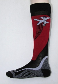 ponožky Salomon X Wing black/red
