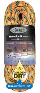 BEAL Rando 8mm classic orange 30m