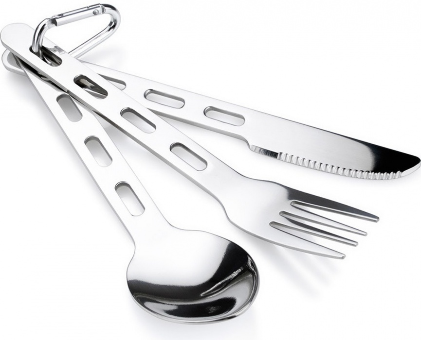 GSI Outdoors Stainless 3 pc. Cutlery Set 160mm
