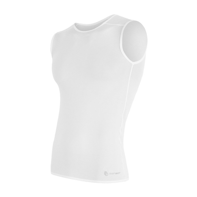 SENSOR COOLMAX AIR pánské triko bez rukávů bílá -XL