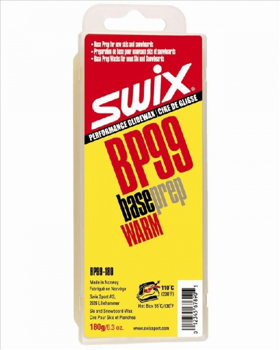 vosk SWIX BP99 180g žlutý základový preparační