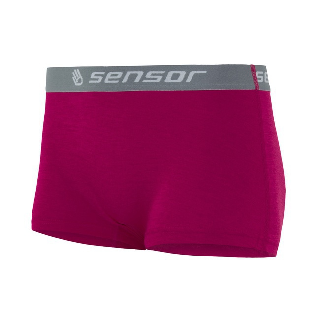 SENSOR MERINO ACTIVE dámské kalhotky s nohavičkou lilla -S