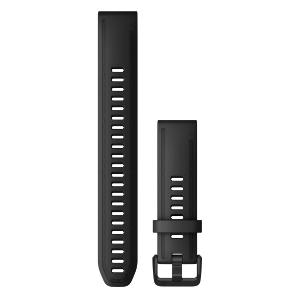Garmin Řemínek pro fenix6S - QuickFit 20, silikonový, černý, dlouhý