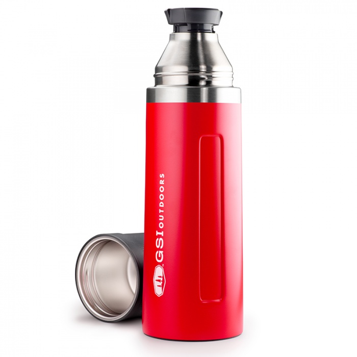 GSI Outdoors Glacier Stainless Vacuum Bottle 1l red