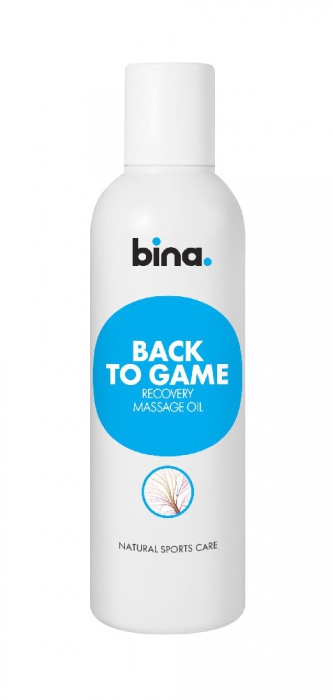 BINA Back to game regenerační masážní olej 200ml