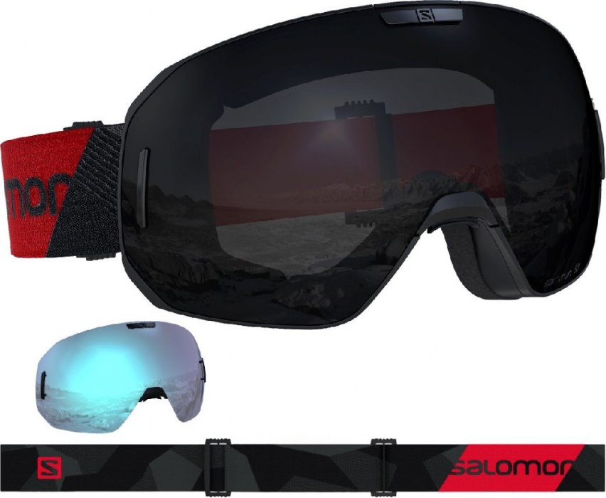 lyž.brýle Salomon S/MAX black/red/solar black 20/21