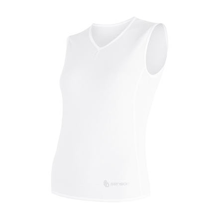 SENSOR COOLMAX AIR dámské triko bez rukávu bílá -XL