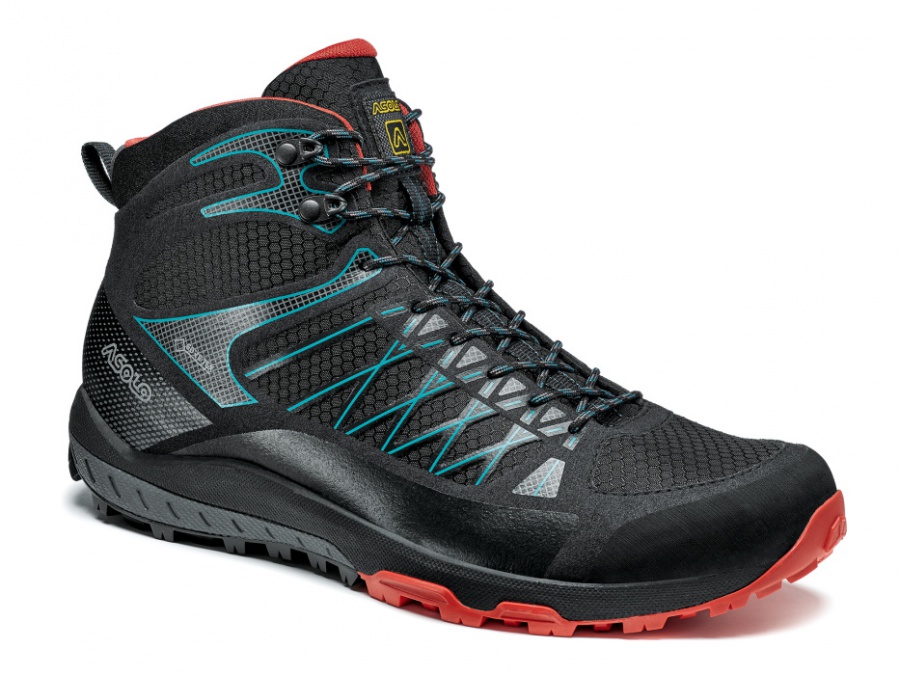Asolo Grid Mid GV black/red/A392 MM 8,5