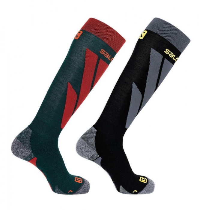 ponožky Salomon S/Access 2pack green/black M